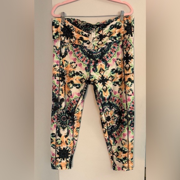 Bally Pants - Bally’s total fitness multi colored yoga pants/leggings, Size 1X